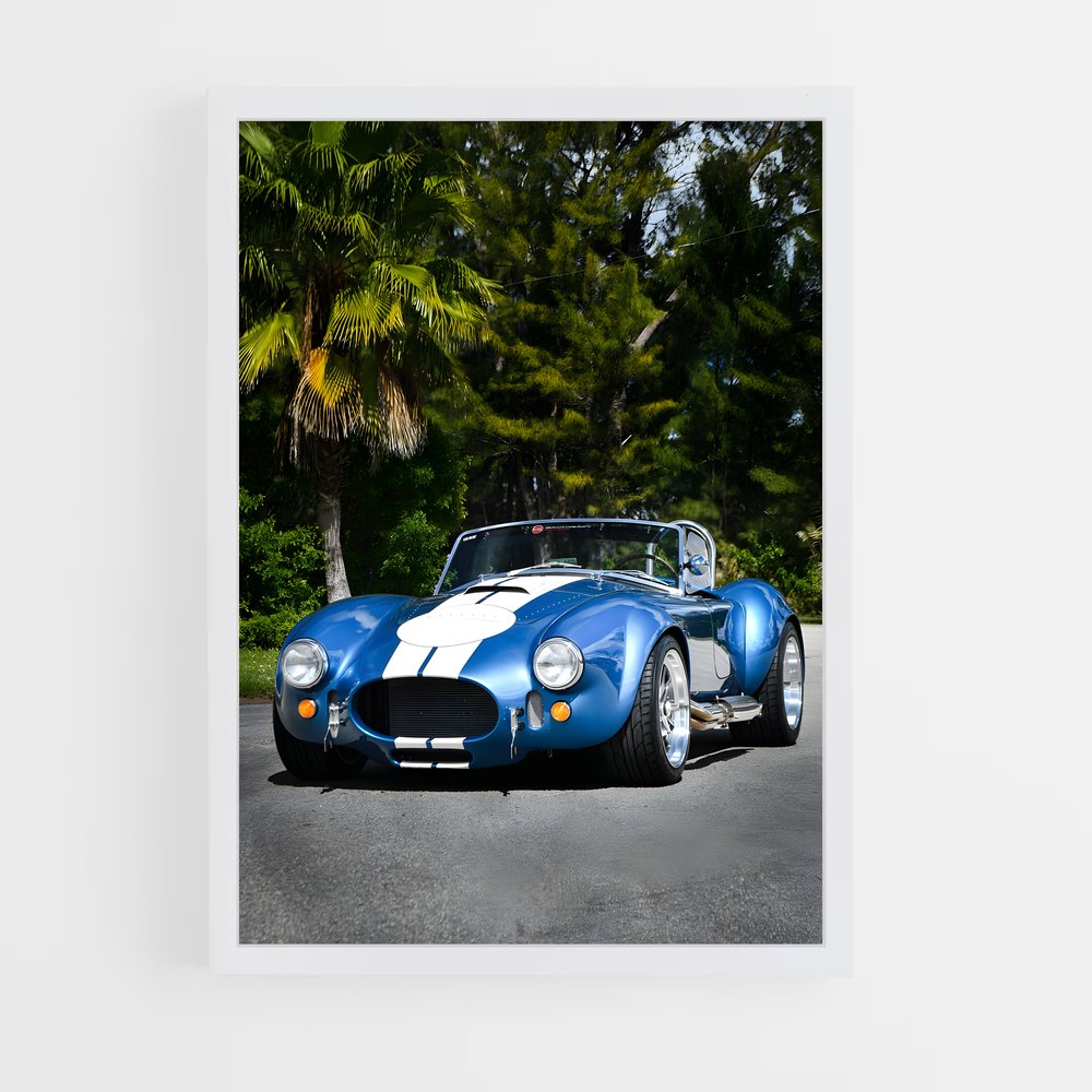 Poster Cobra Sportif – affiche AC Cobra (vue 3)